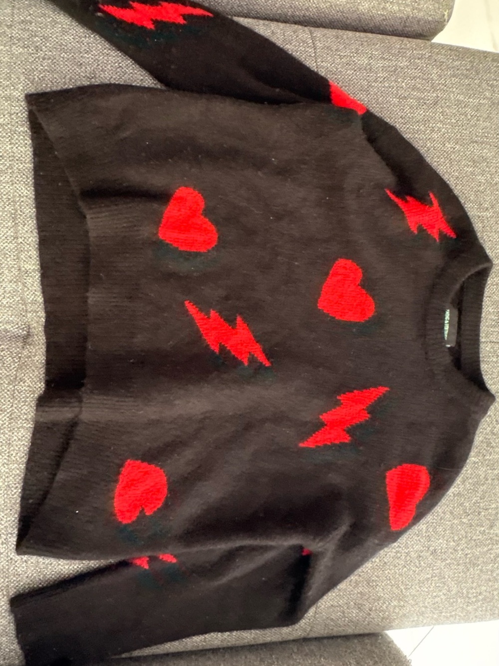 Pull cachemire coeur noir 192 Zadig & Voltaire